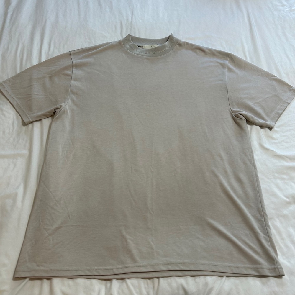 Vintage Siegfried Mens XL‎ Tan Beige Short Sleeve Crewneck T-Shirt